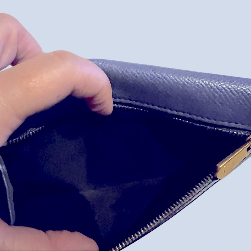 Salvatore Ferragamo Periwinkle Wallet with Gold Accent - Picture 6 of 8